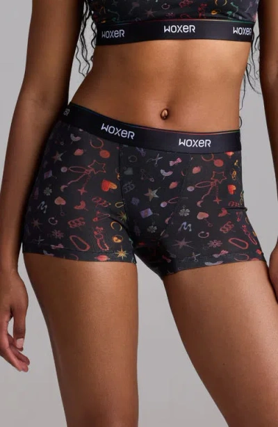 Woxer Star Candy Boxer Briefs In Multi