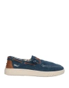 Woz? Man Loafers Navy Size 8 Leather In Navy