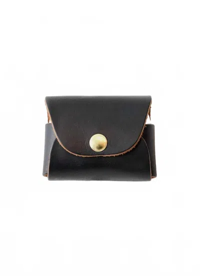 Wp Standard Leather Airpods Case In Desert Black In Multi