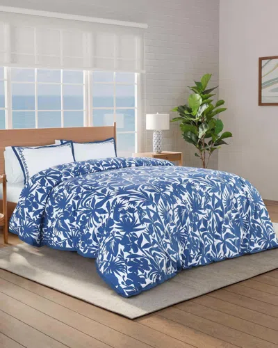 Wph Blossom Isle Comforter Set In Navy