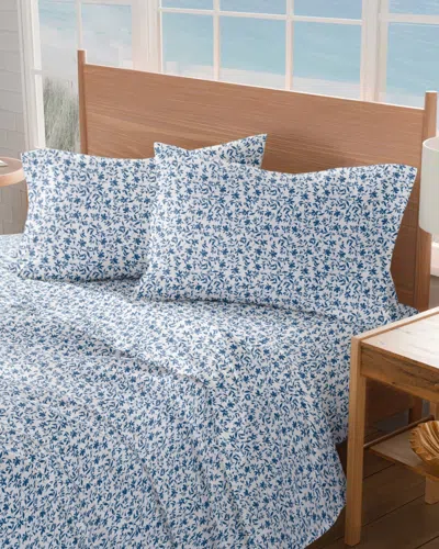 Wph Botanical Floral Sheet Set In Navy