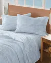 Wph Distressed Stripe Sheet Set In Blue