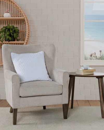 Wph Saltwater Square Decorative Pillow In White