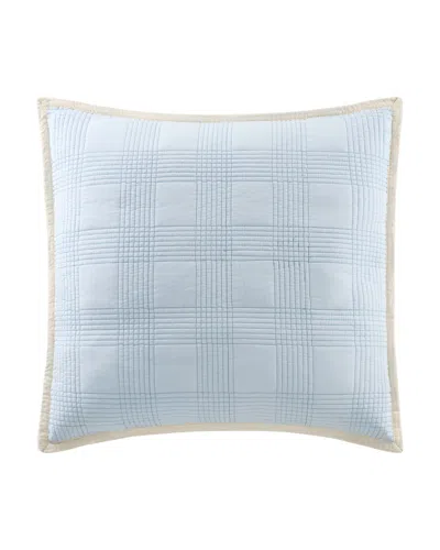 Wph Southern Tide Camden Euro Sham In Ivory/blue