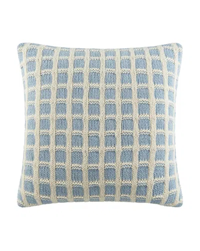 Wph Southern Tide Zephyr Square Decorative Pillow In Chambray/ivory