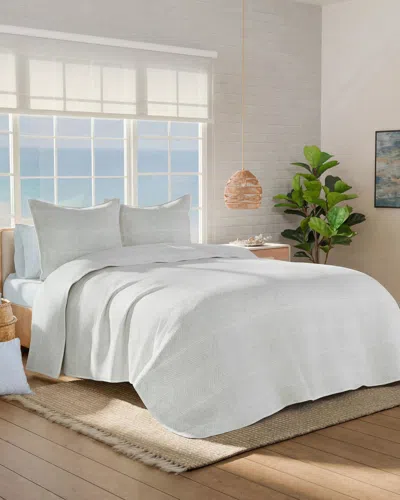 Wph Tideline Coverlet Quilt In White Sand