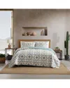 Wrangler 136 Thread Count Annie Cotton Reversible Quilt Set