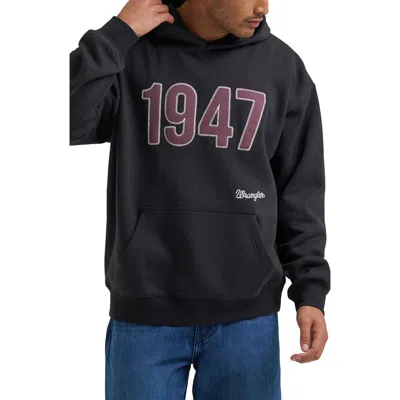 Wrangler 1947 Graphic Hoodie In Black