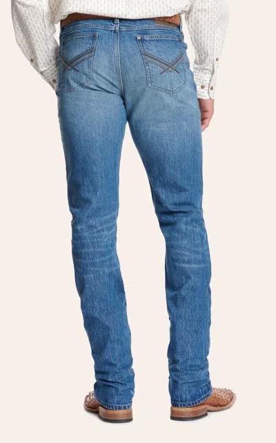 Wrangler 20x Men's 44 Warren Medium Wash Slim Straight Leg Jean In Blue