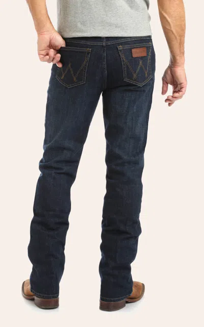 Wrangler 20x Men's Competition Dark Wash Slim Jeans In Blue
