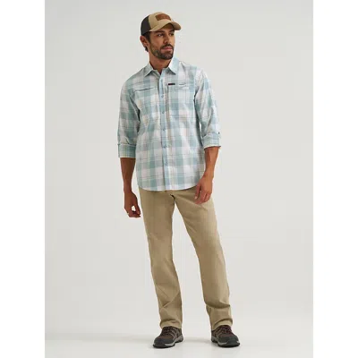 Wrangler All Terrain Gear Men's 5 Pocket Performance Pant In Aluminum In Brown