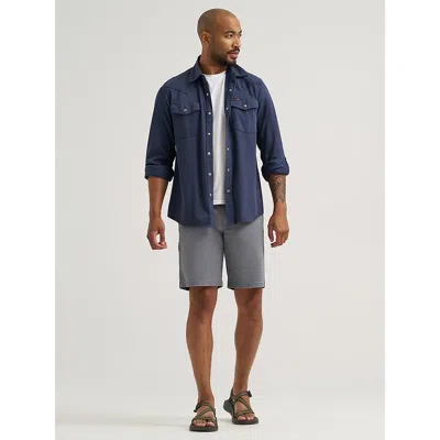 Wrangler All Terrain Gear Men's Canvas Utility Short In Poppy Seed In Gray