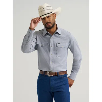 Wrangler All Terrain Gear Men's Drover Utility Shirt In Bering Sea In Blue