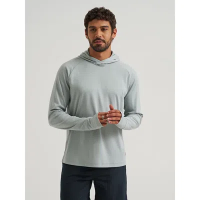 Wrangler All Terrain Gear Men's Hooded Sun Tee In Abyss In Green