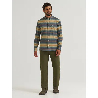 Wrangler All Terrain Gear Men's Open Range Pant In Olive Night In Green