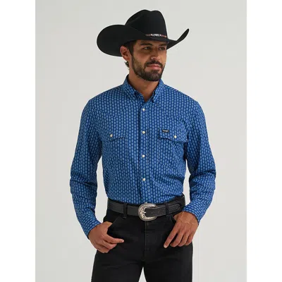 Wrangler All Terrain Gear Men's Technical Shirt In Navy In Blue