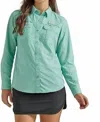 WRANGLER ANGLER SHIRT IN TURQUIOSE