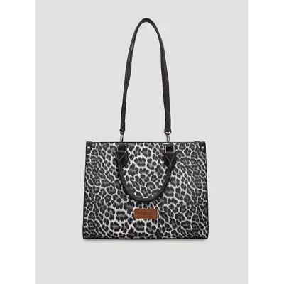 Wrangler Animal Print Small Tote In Black