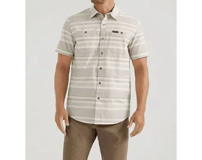 Wrangler Atg Breeze Shirt In Putty In Multi