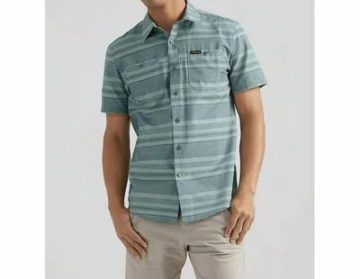 Wrangler Atg X Fade Polo In Blue