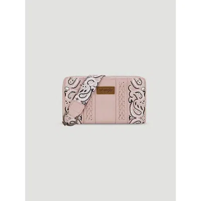 Wrangler Bandana Print Wallet In Pink