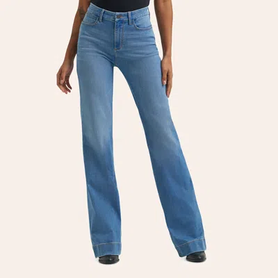 Wrangler Bespoke Women's Bristol High Rise Trouser Jeans In Blue