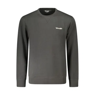 Wrangler Logo-print Crew-neck Sweatshirt In Gray