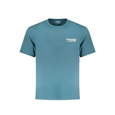 Wrangler Blue Cotton T-shirt