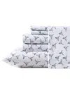 Wrangler Steer Skulls Ultra Soft Sheet Set In Black