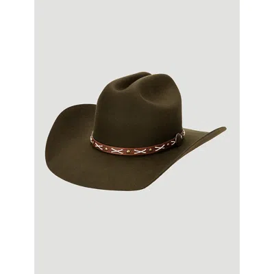 Wrangler Kids' Boy's Cattlemen's Crease Cowboy Hat In Brown