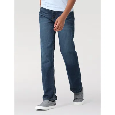 Wrangler Kids' Boy's Waldon Straight Leg Jean (husky) In Skyline In Blue