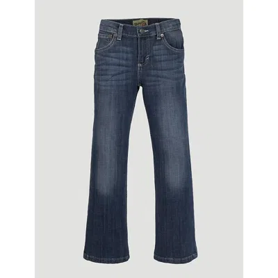 Wrangler Kids' Boy's ® 20x® No. 42 Vintage Bootcut Slim Fit Jean (4-7) In Glasgow In Blue