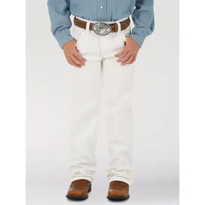 Wrangler Kids' Boy's ® Cowboy Cut® Original Fit Jean (8-20) In White