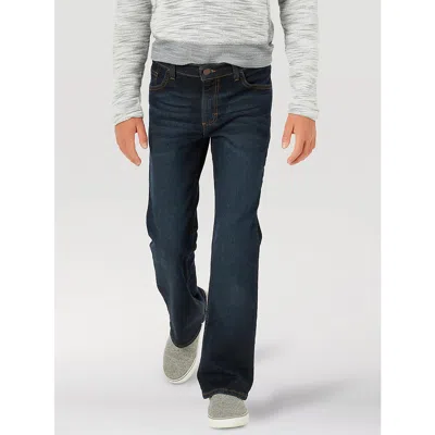 Wrangler Kids' Boy's ® Five Star Flex Bootcut Jean (husky) In Deep Indigo In Blue