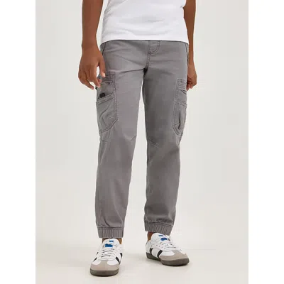 Wrangler Kids' Boy's ® Free To Stretch Gamer Cargo Pant (8-16) In Gunmetal In Gray