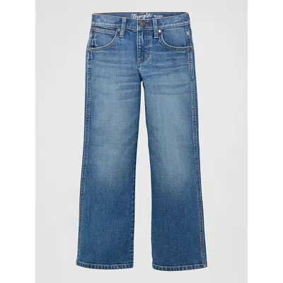 Wrangler Kids' Boy's  Retro® Relaxed Bootcut Jean (4-20) In Evans In Blue