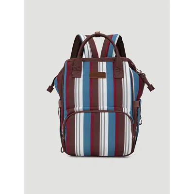 Wrangler Brushpopper Stripe Backpack In Brown