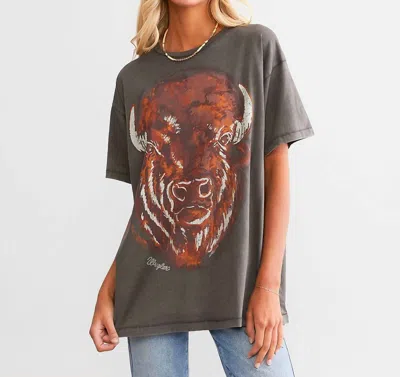 Wrangler Buffalo Oversized T-shirt In Grey