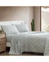 Wrangler Cactus Gingham Ultra Soft Sheet Set In Green