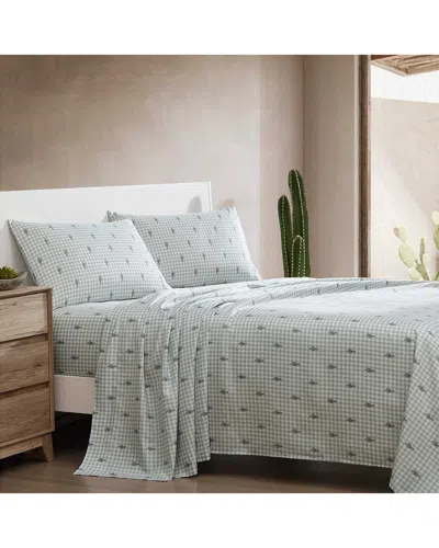WRANGLER WRANGLER CACTUS GINGHAM ULTRA SOFT SHEET SET
