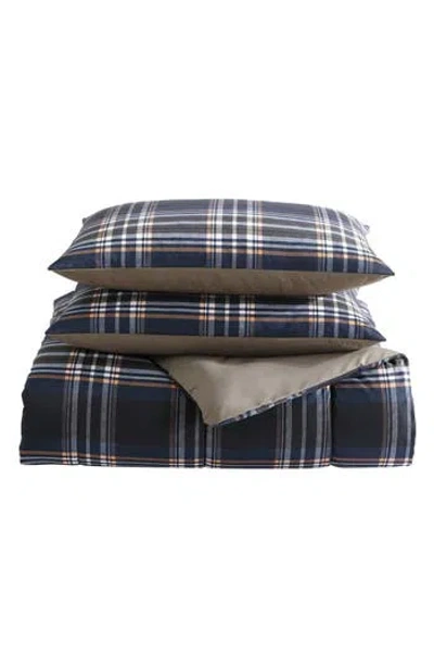 Wrangler City Flats Plaid Duvet Cover Set In Blue