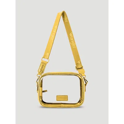 Wrangler Clear Cross Body Stadium Bag In Yellow