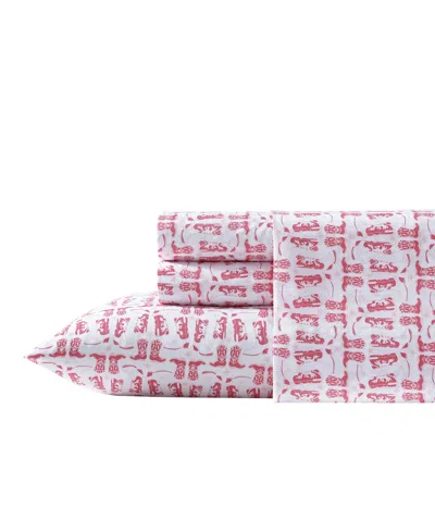 Wrangler Closeout!  Microfiber 4-pc. Sheet Set, King In Pink