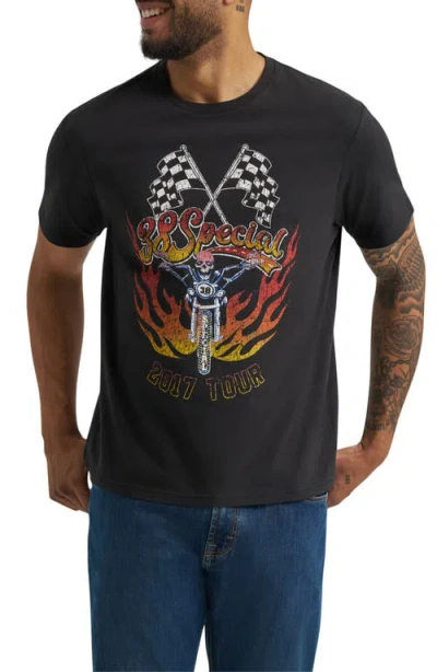 Wrangler Cotton Graphic T-shirt In Black