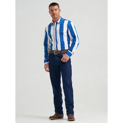 Wrangler ® Cowboy Cut® Bootcut Stretch Regular Fit Jean In Navy In Blue