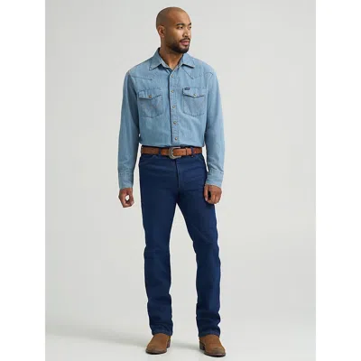 Wrangler ® Cowboy Cut® Navy Stretch Slim Fit Jean In Navy In Blue