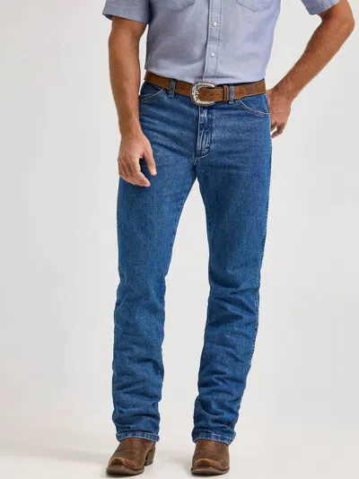 Wrangler 13mwz Original Cowboy Straight Fit Jeans In Blue