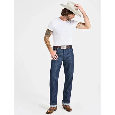 Wrangler ® Cowboy Cut® Original Fit Selvedge Stretch Jean In Raw Indigo In Blue