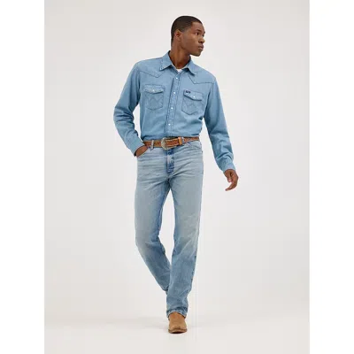 Wrangler ® Cowboy Cut® Original Fit Vintage Wash Jean In Authentic Blue