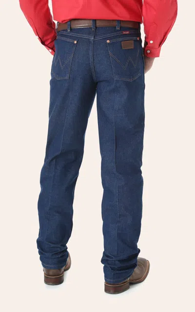 Wrangler Cowboy Cut Rigid Denim Relaxed Fit Jeans In Blue